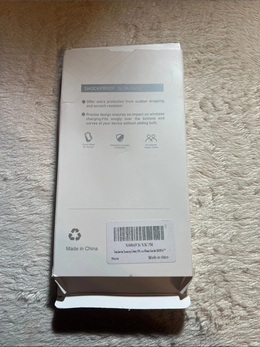Samsung Galaxy S24 FE Clear and White Magnetic Phone Case and Screen Protector